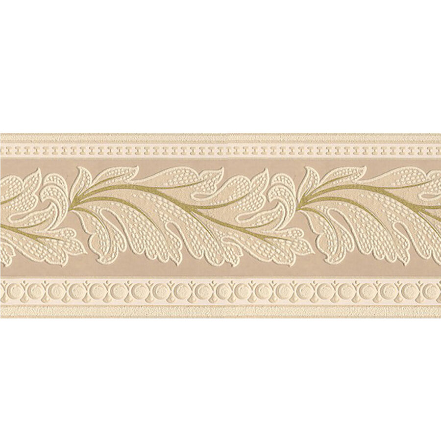 bordure de papier peint feuille,beige,jaune,modèle,textile,ornement