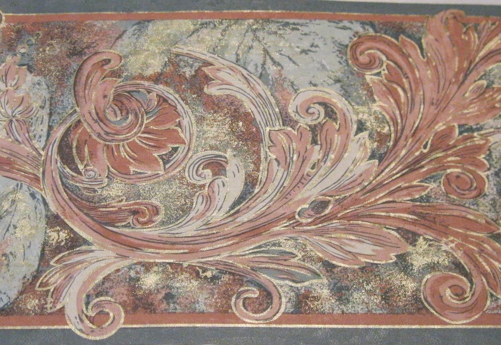 leaf wallpaper border,wall,art,ornament,pattern,textile
