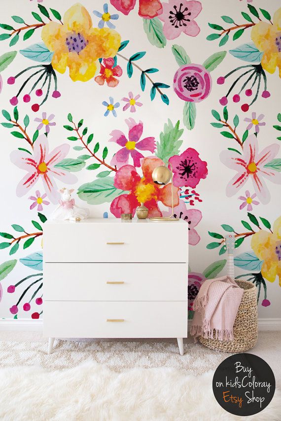 colorful wallpaper for walls,wallpaper,room,plant,wall sticker,wildflower