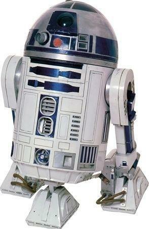star wars wallpaper border,r2 d2,fictional character,action figure,toy,robot