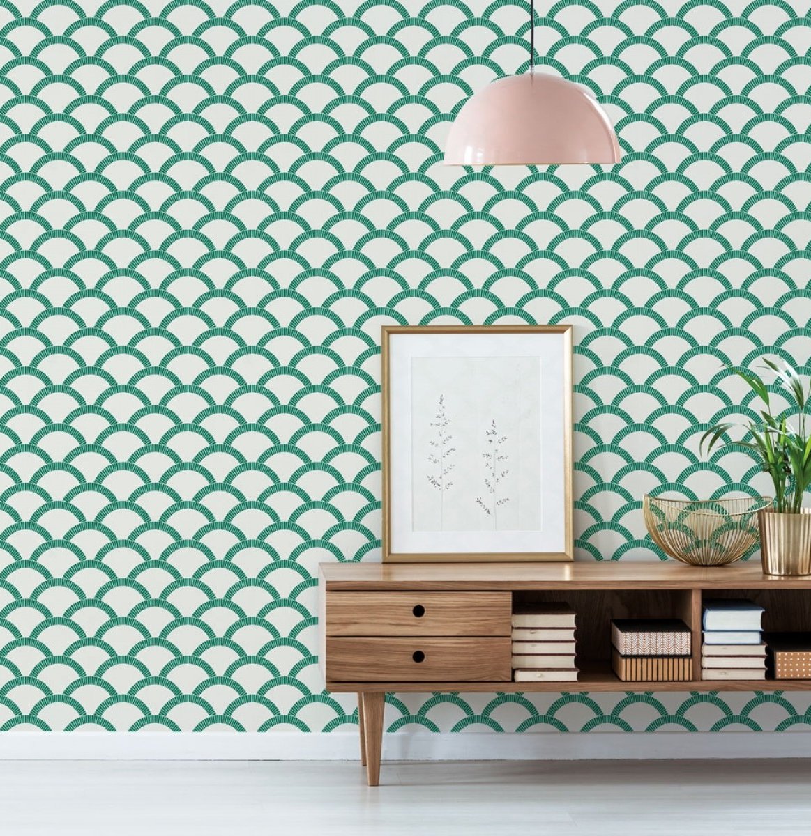 modern wallpaper designs for living room,green,wallpaper,wall,room,furniture