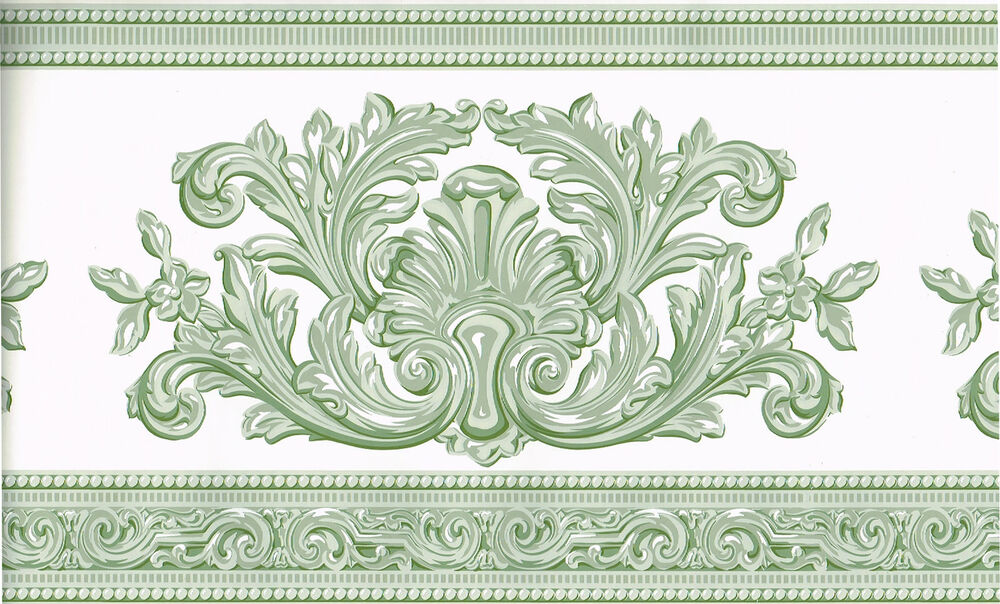 grüne tapetengrenze,grün,ornament,muster,blumendesign,pflanze