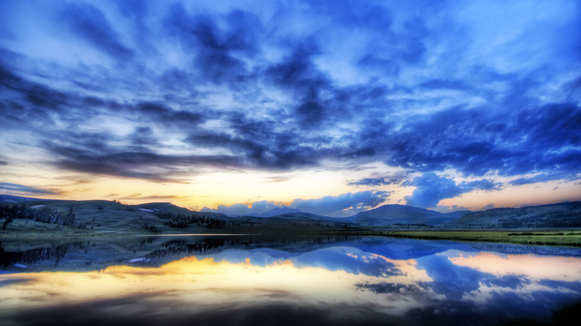 bellissimo sfondo per pareti,cielo,natura,blu,riflessione,nube