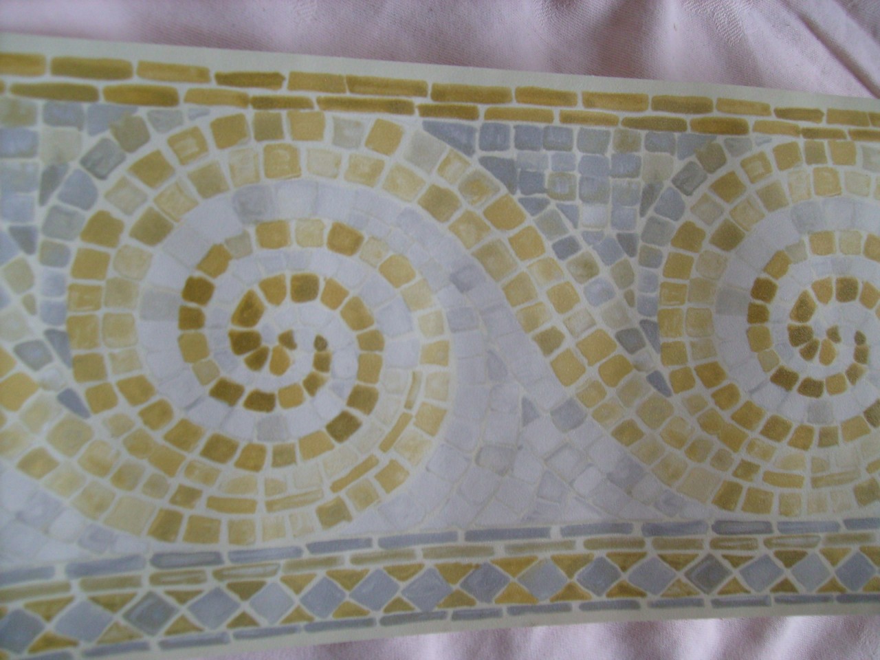 bordo carta da parati grigia,piastrella,pavimento,modello,mosaico,tessile