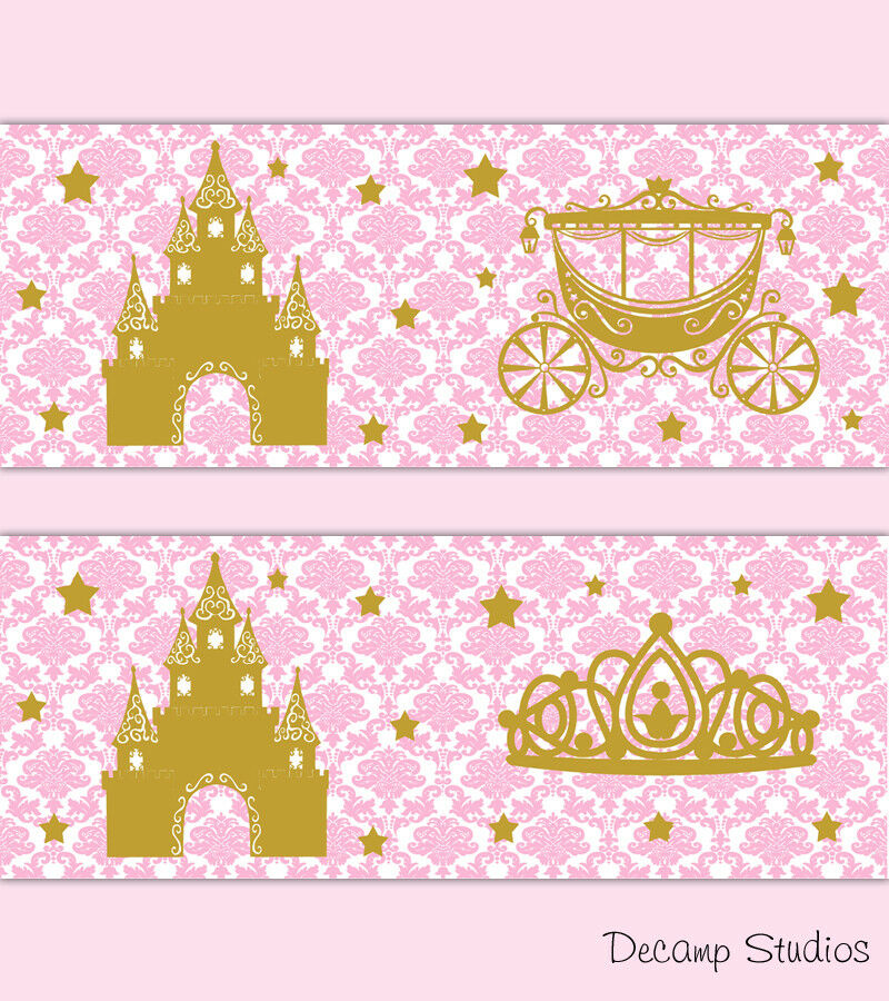 pink wallpaper border,pink,pattern,yellow,line,design (560811
