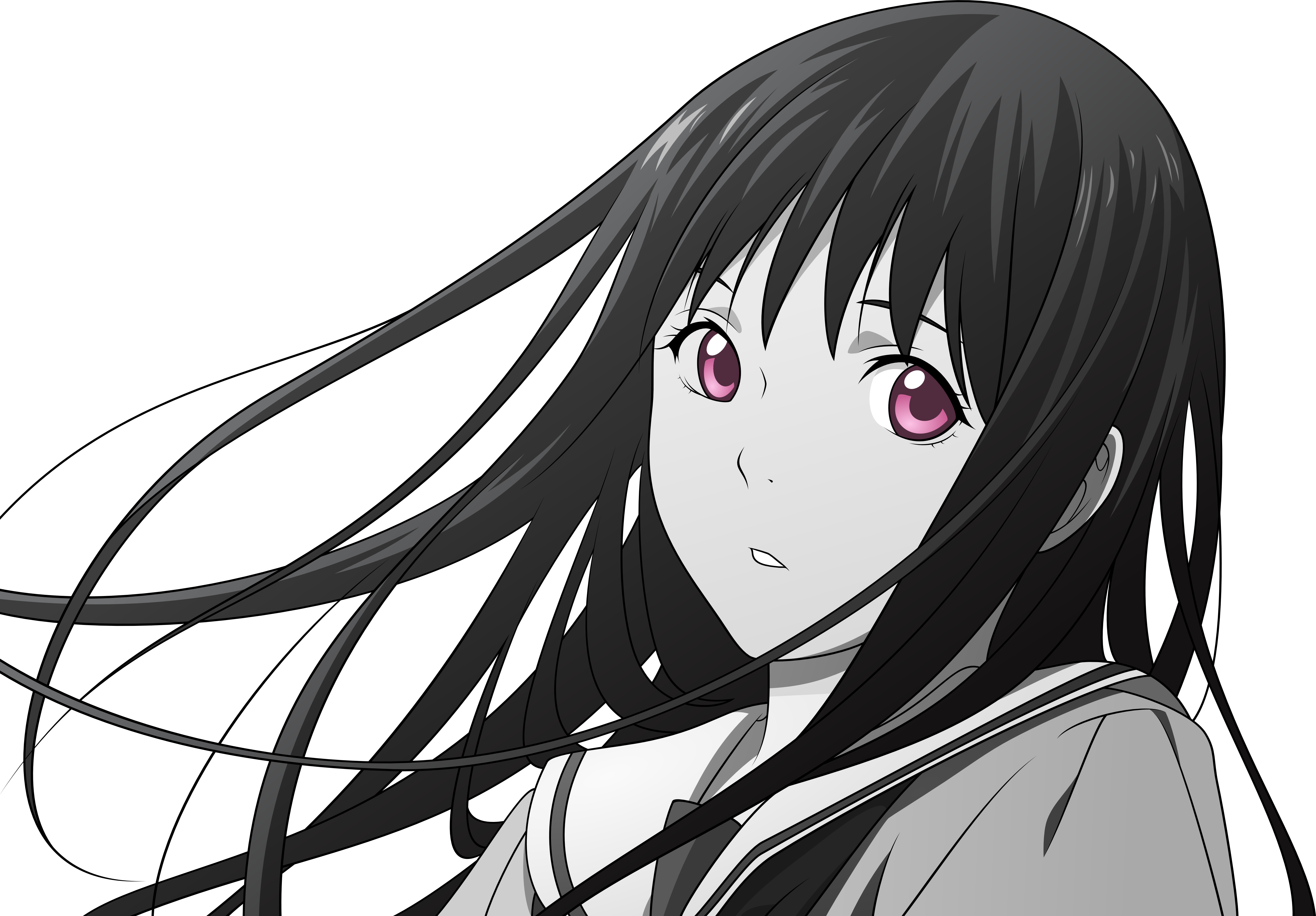 wallpaper transparent background,hair,black,anime,cartoon,hairstyle