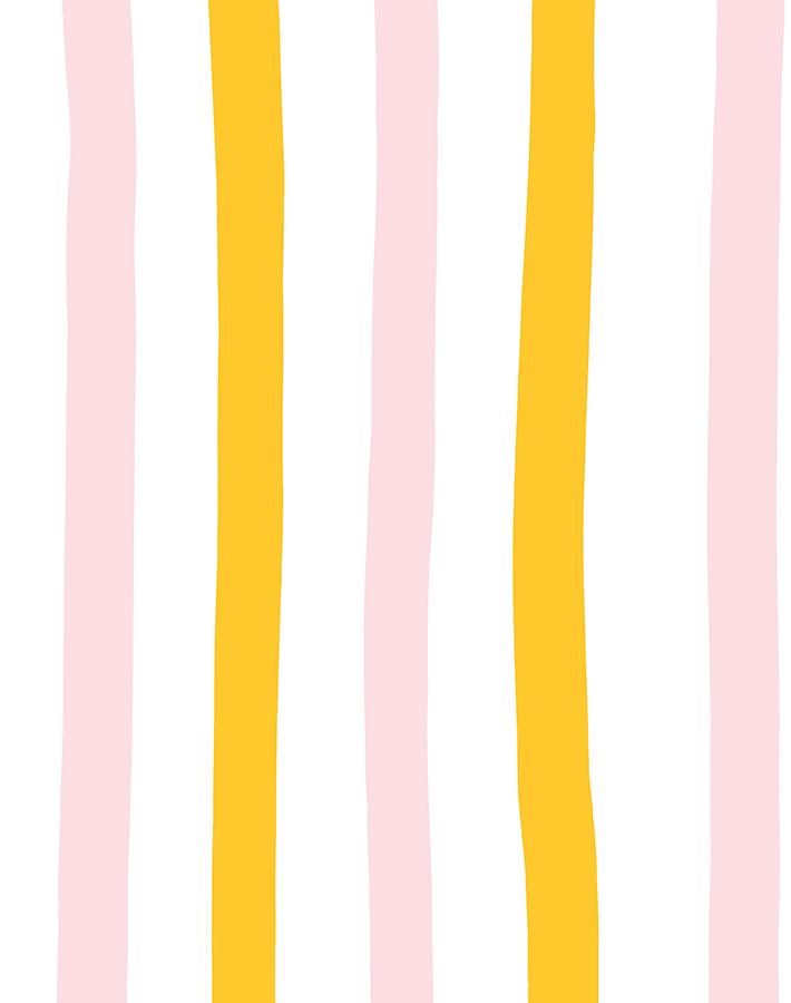 이동식 벽지 줄무늬,노랑,분홍,선,제비꽃,직물