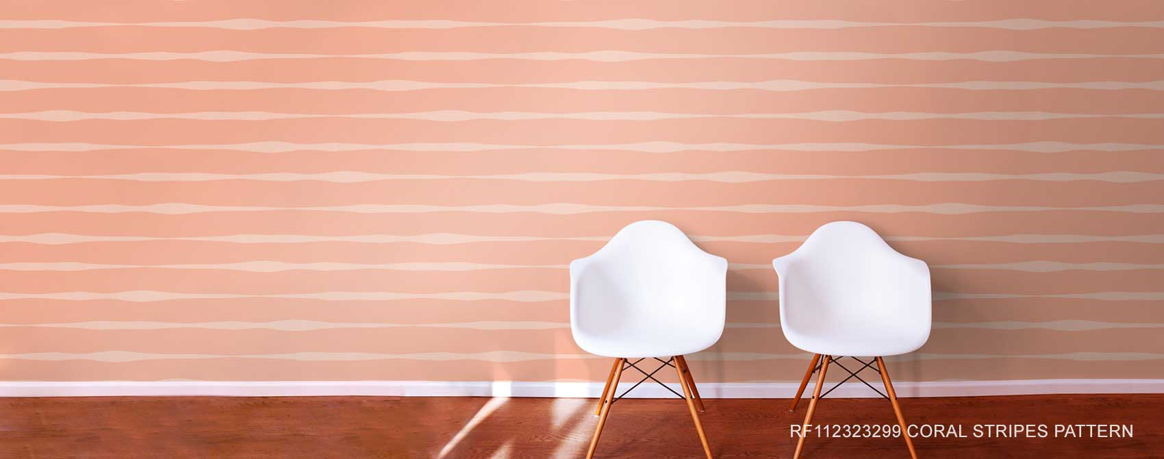 取り外し可能な壁紙ストライプ,白い,壁,ピンク,オレンジ,床