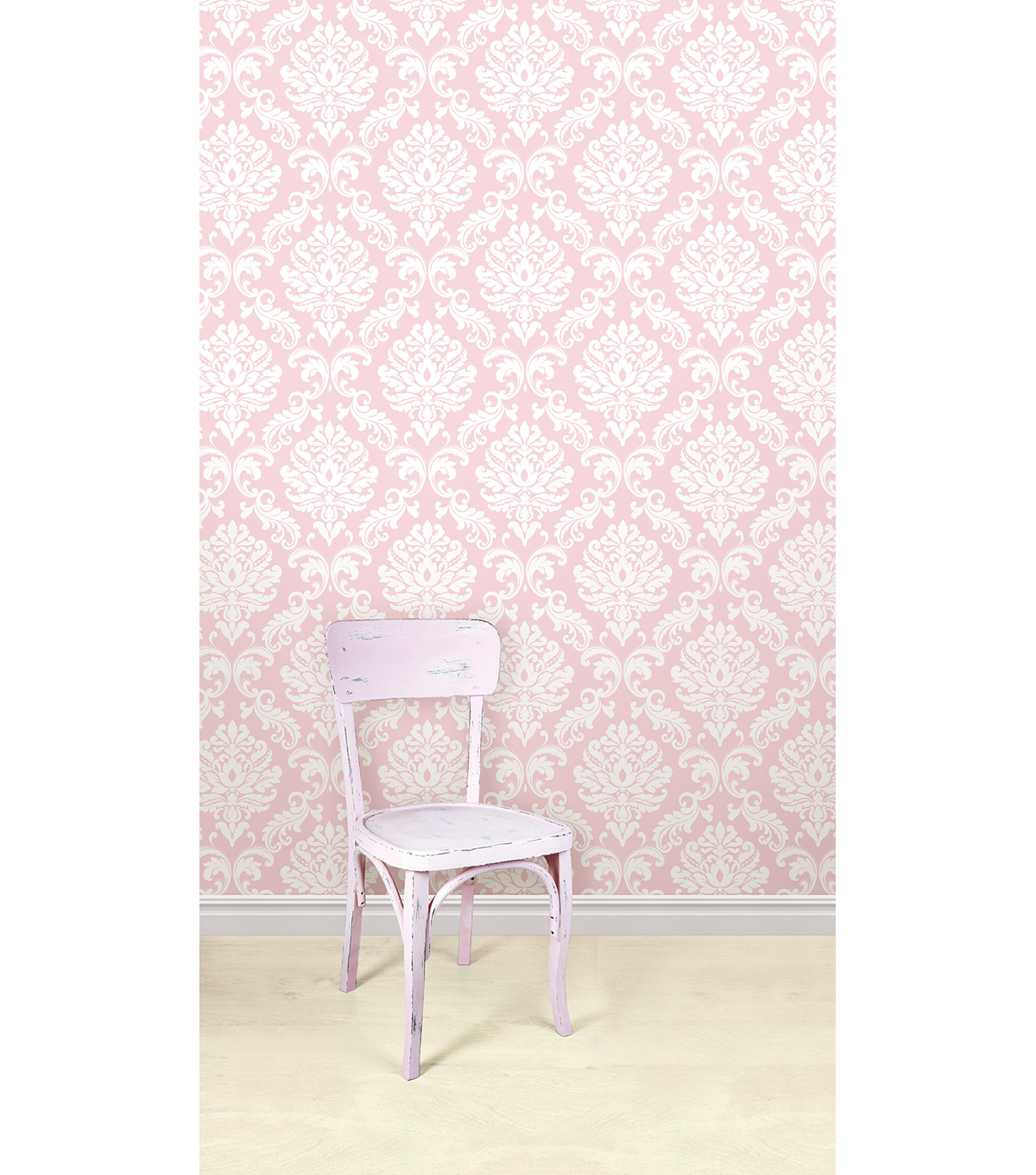 Damask Peel And Stick Wallpaper WallpaperUse