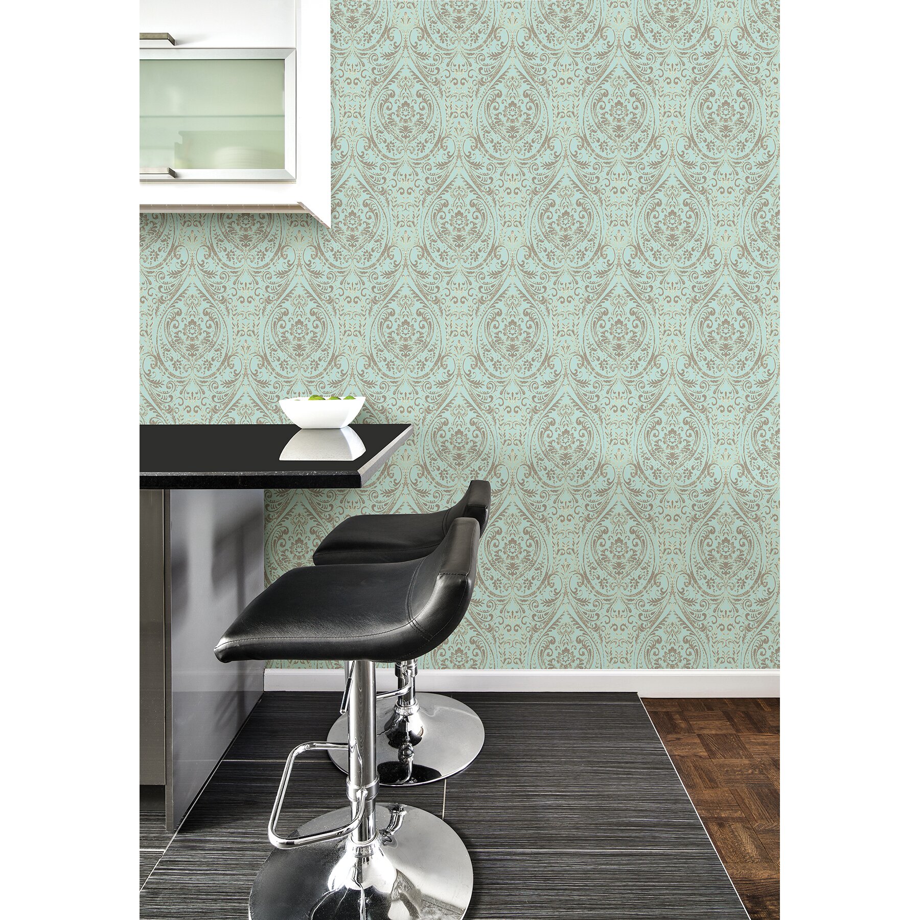 damask peel and stick wallpaper,white,furniture,wall,chair,product