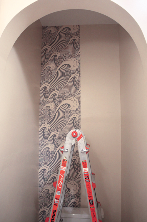 removable wallpaper bathroom,wall,architecture,stairs,wallpaper,room