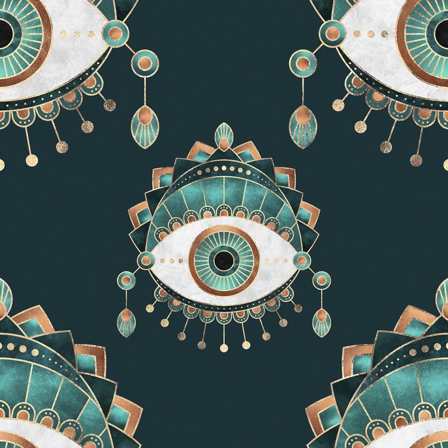 Teal Peel And Stick Wallpaper WallpaperUse