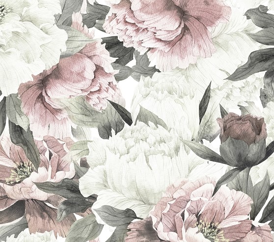 floral temporary wallpaper,flower,petal,plant,pattern,peony