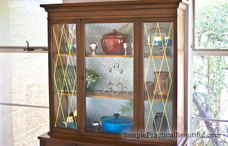 removable cabinet wallpaper,furniture,china cabinet,hutch,window,shelf