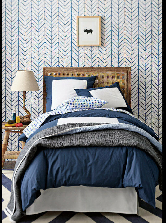 modern removable wallpaper,bedroom,bed,bed sheet,bedding,furniture