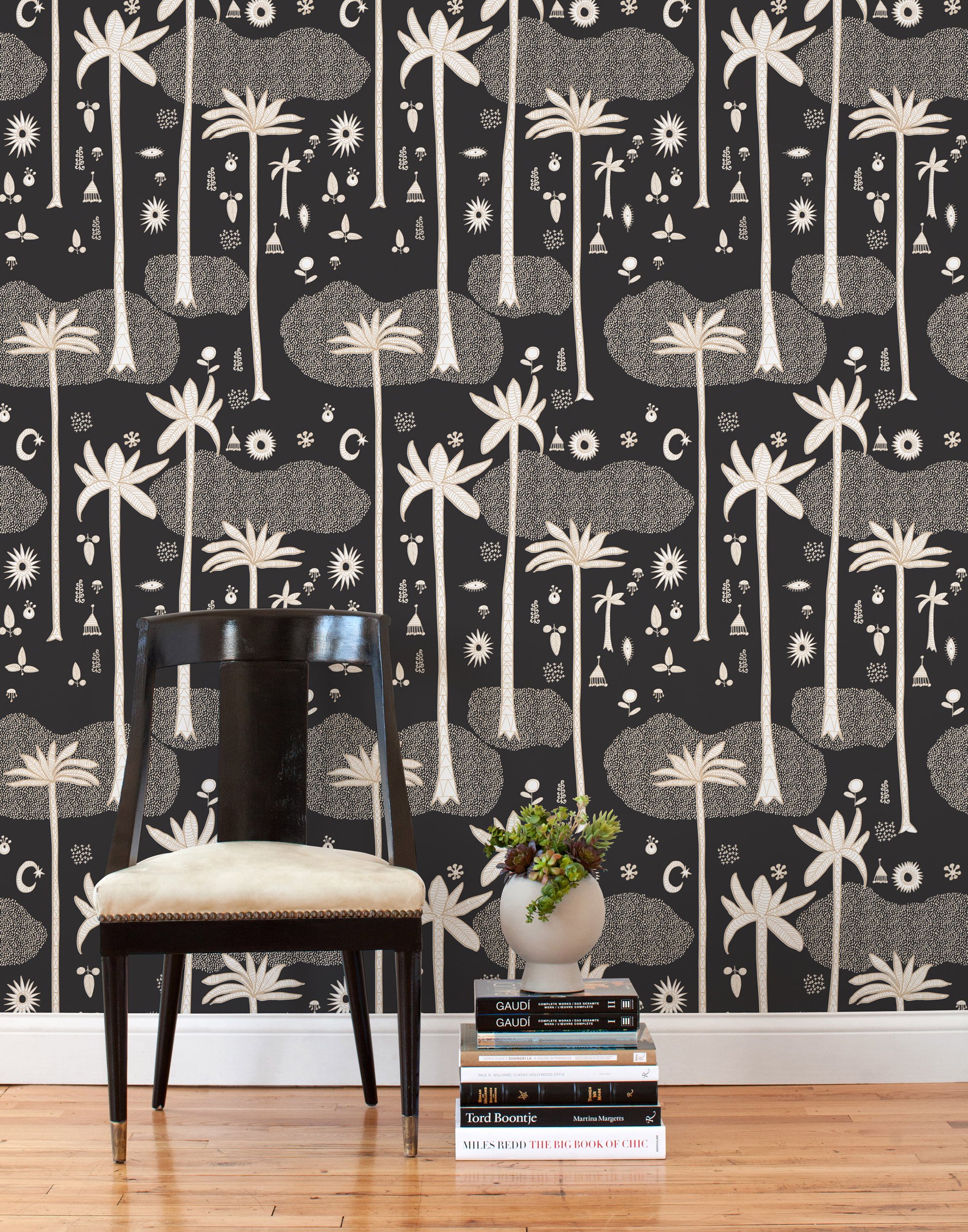 black and white removable wallpaper,wallpaper,room,black and white,wall,interior design