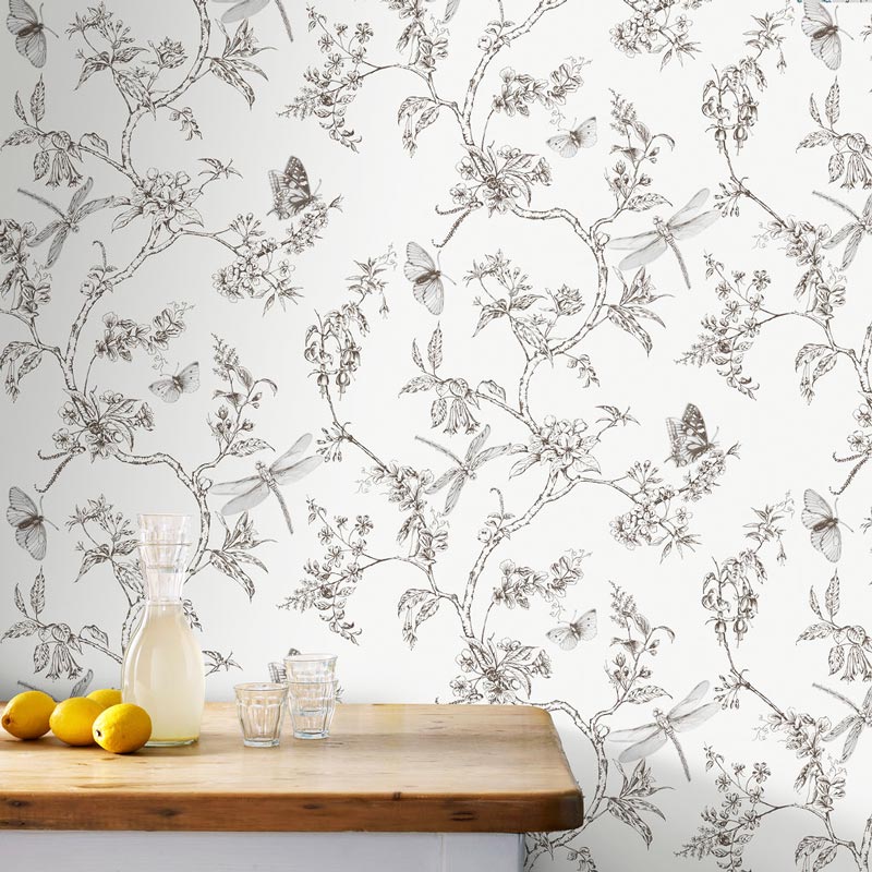 black and white removable wallpaper,wallpaper,wall,pattern,wall sticker,interior design