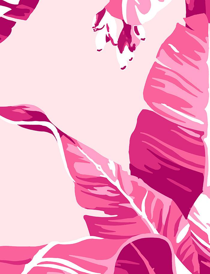 carta da parati rimovibile rosa,rosa,modello,disegno grafico,pianta,illustrazione