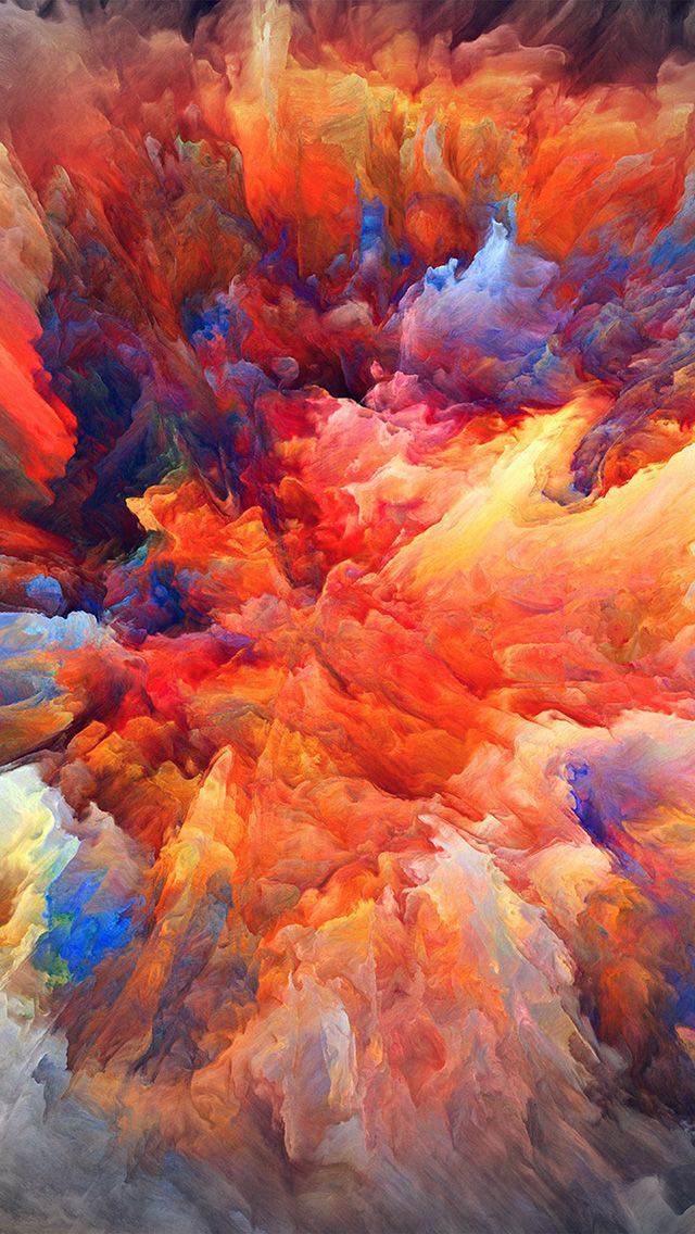 iphone farb wallpaper,orange,himmel,gemälde,acrylfarbe,aquarellfarbe