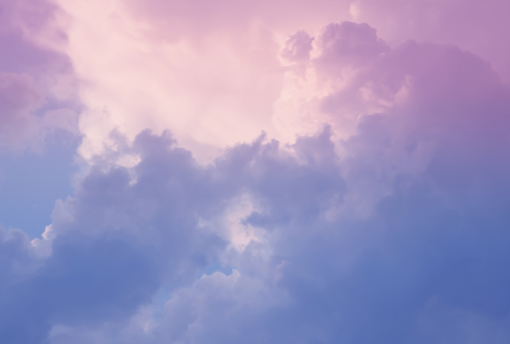 로즈 쿼츠 평온 벽지,하늘,구름,푸른,낮,분위기