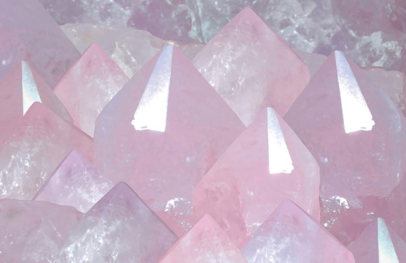 carta da parati in quarzo rosa,rosa,quarzo,cristallo,minerale,pietra preziosa