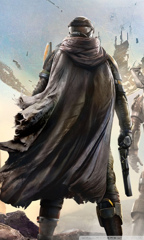 destiny mobile wallpaper,cg artwork,games,fictional character,illustration,outerwear