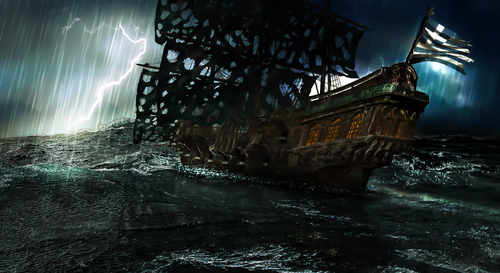 1980x1080 wallpapers,action adventure game,ship,ghost ship,vehicle,watercraft