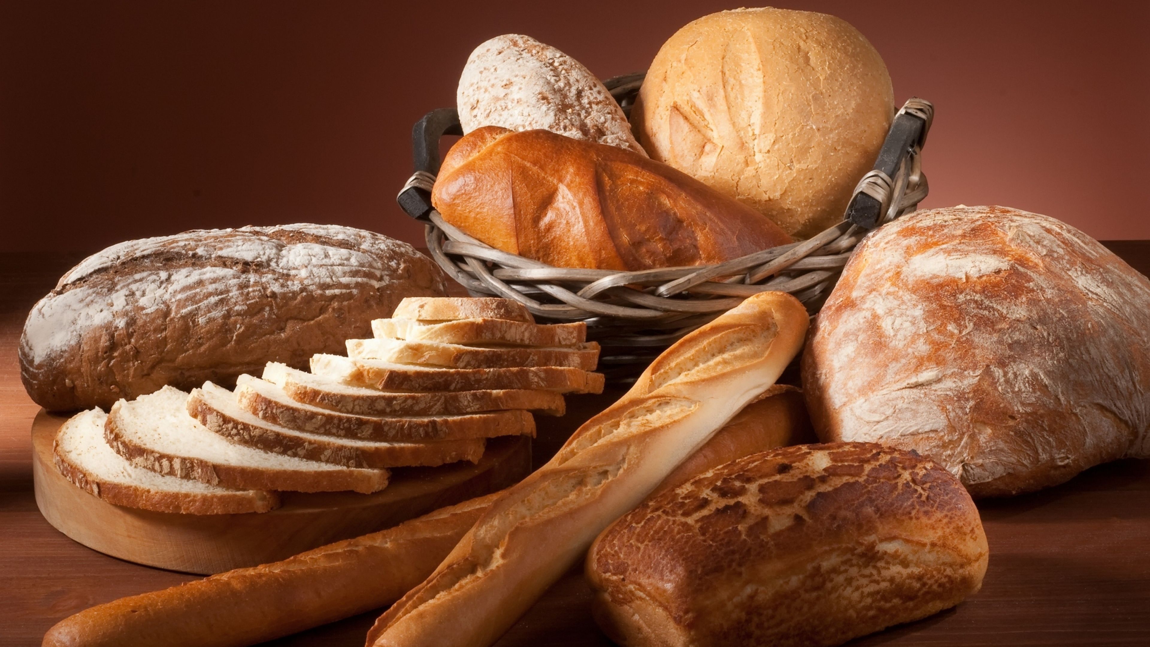 Basket Of Bread High Resolution- WallpaperUse