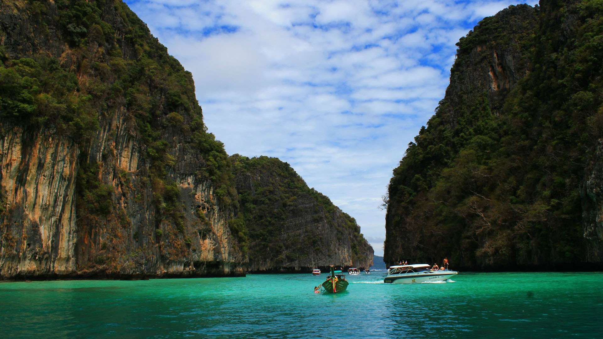 carta da parati phuket,corpo d'acqua,paesaggio naturale,baia,scogliera,mare