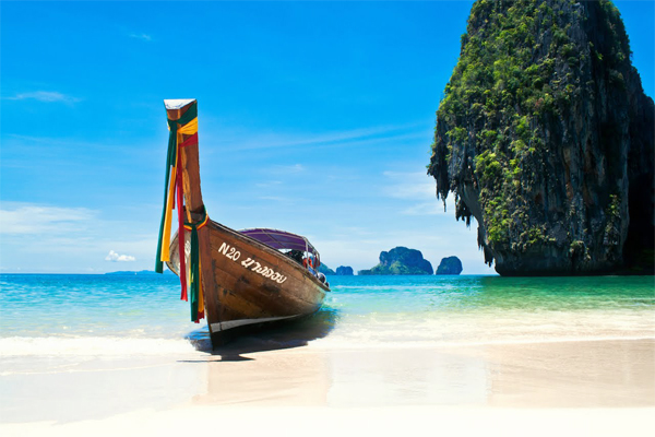 phuket wallpaper,long tail boat,caribbean,tropics,ocean,beach