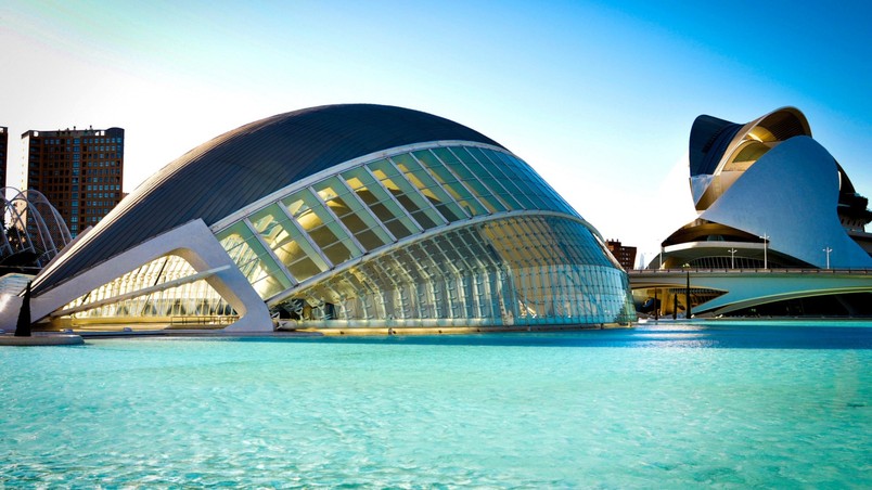 valencia tapete,die architektur,gebäude,opernhaus,himmel,haus