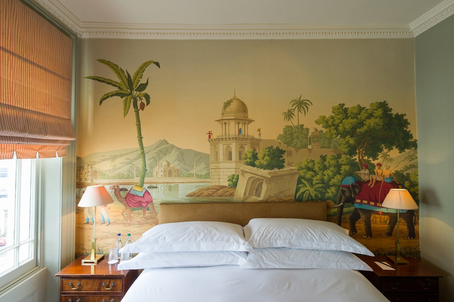 travel themed wallpaper,bedroom,room,bed,furniture,property