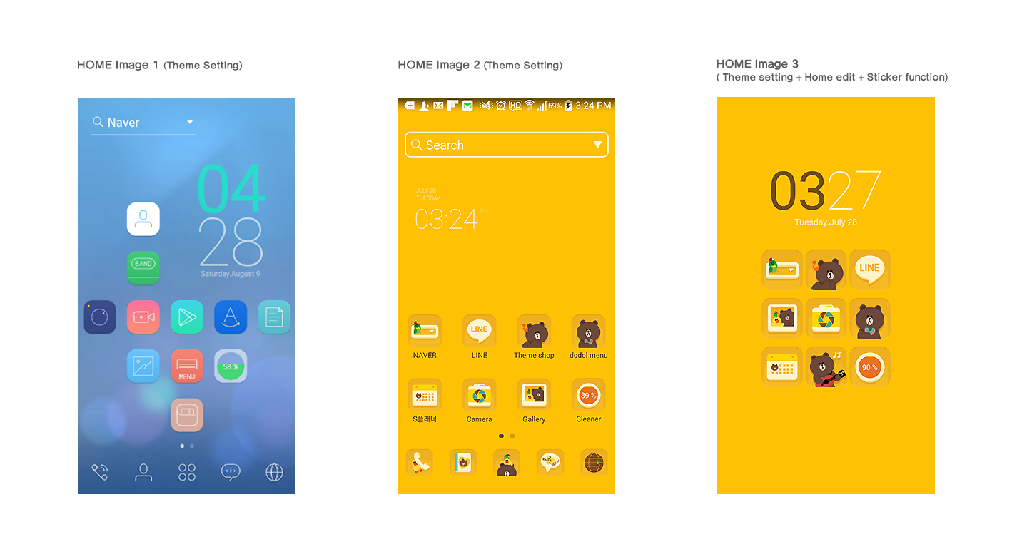 line launcher wallpaper,text,yellow,product,font,screenshot