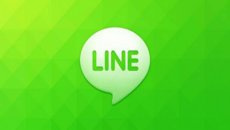 line launcher wallpaper,green,logo,text,font,trademark