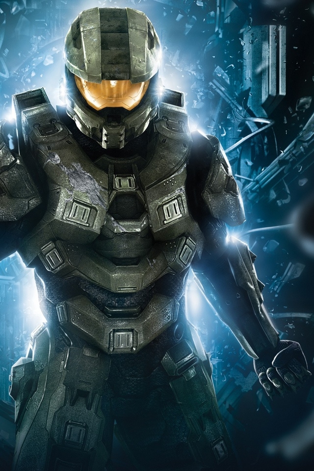 halo phone wallpaper,action adventure game,fictional character,action figure,armour,war machine