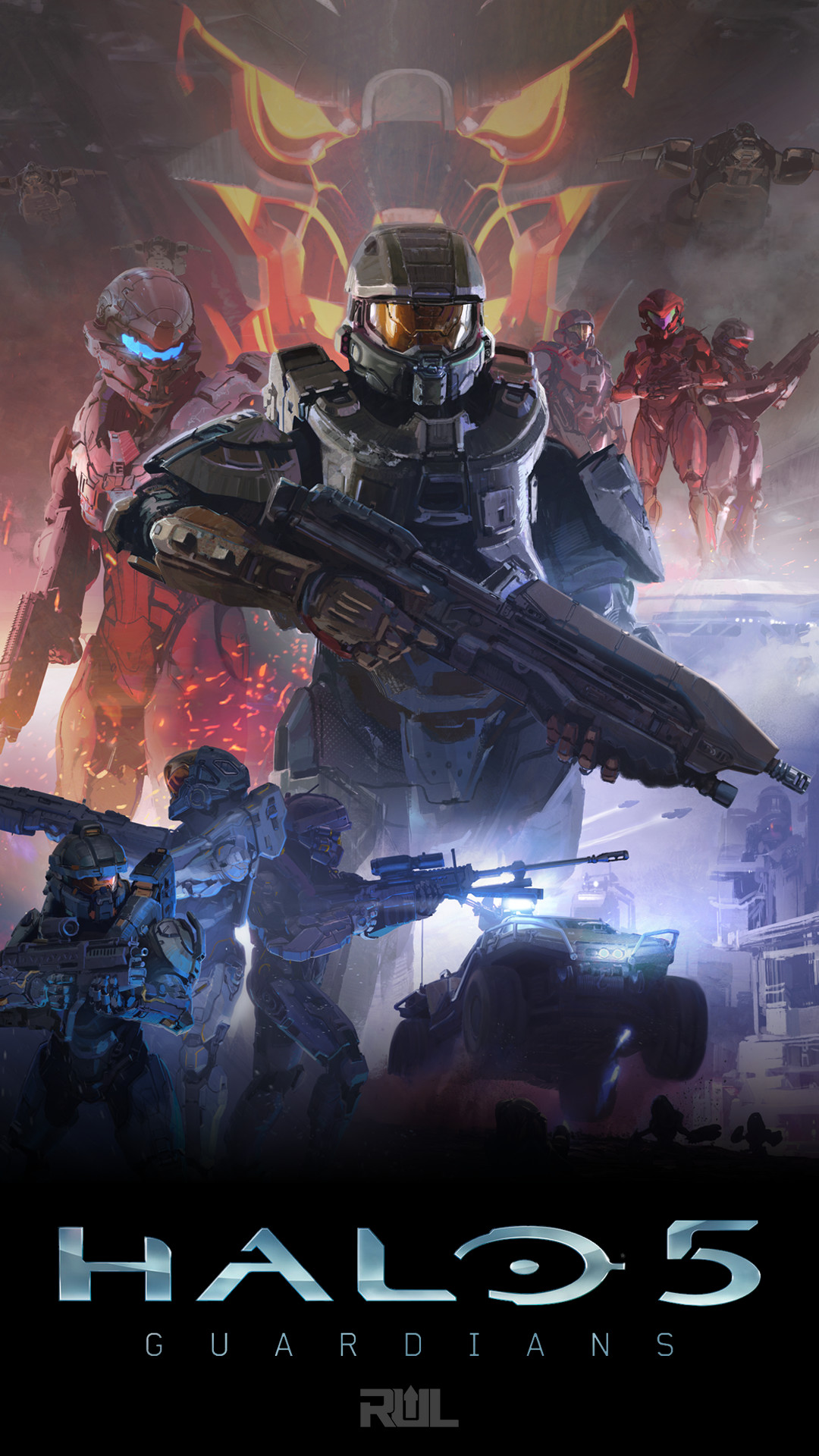 halo phone wallpaper,action adventure game,movie,poster,fictional character,cg artwork