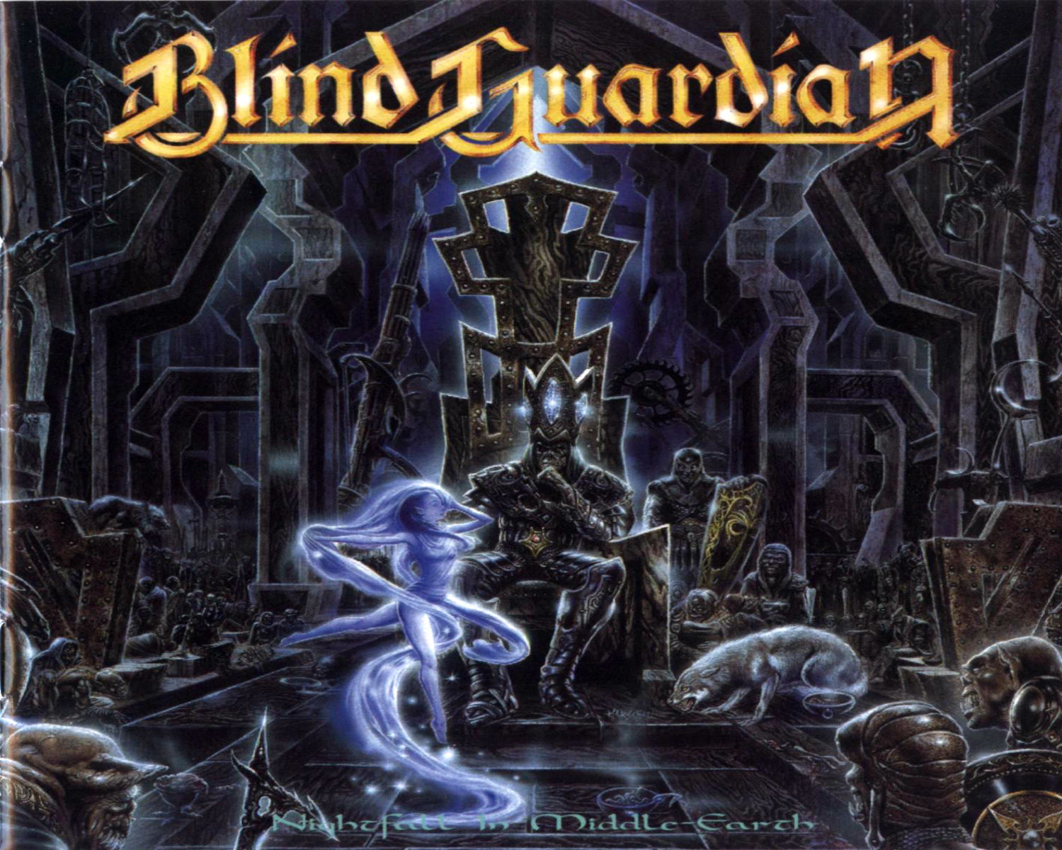 fondo de pantalla de guardián ciego,juego de acción y aventura,portada del álbum,álbum,oscuridad,demonio