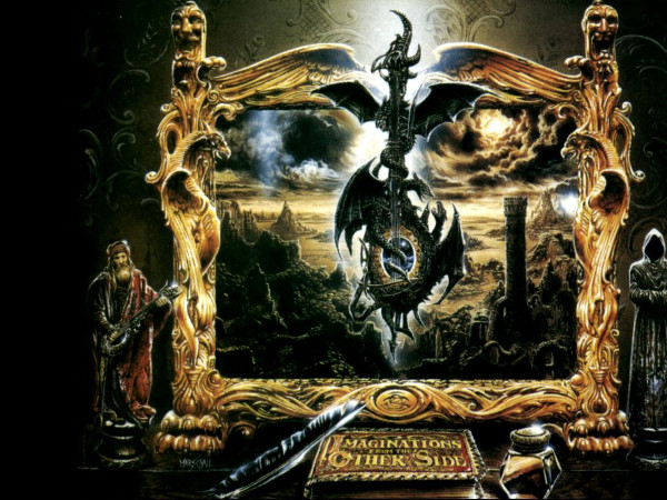 fondo de pantalla de guardián ciego,mitología,oscuridad,portada del álbum,diseño gráfico,arte
