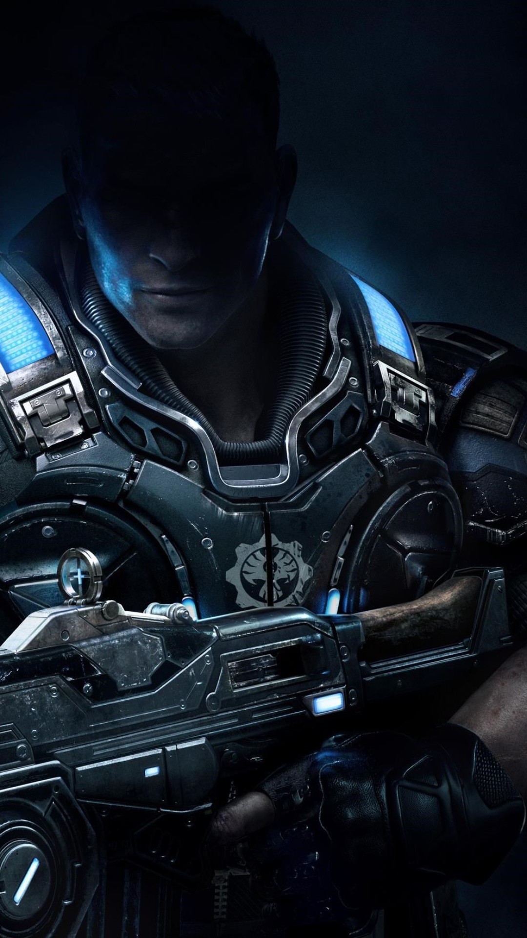 gears of war iphone wallpaper,fictional character,batman,cg artwork,technology,games