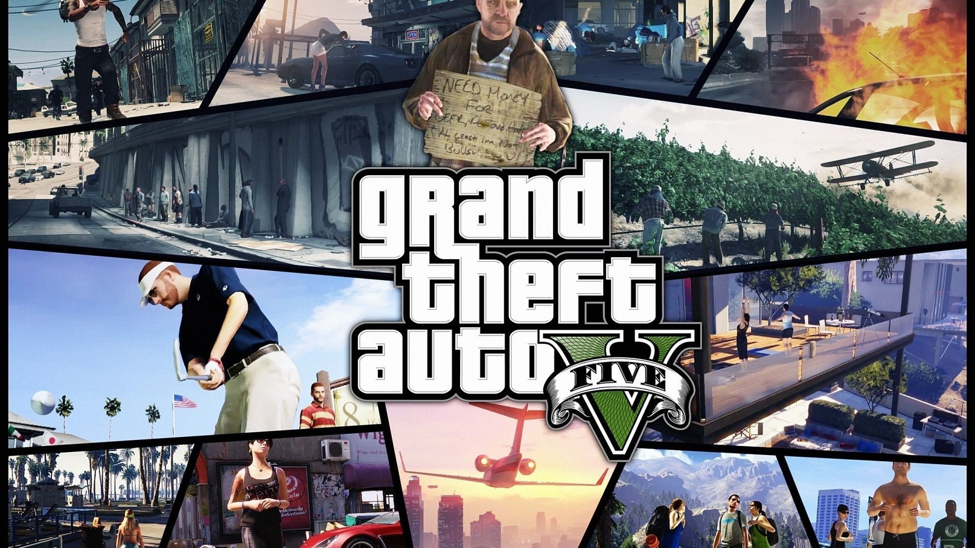 gta 5 wallpaper 1920x1080,produkt,computerspiel,spiele,schriftart,fotografie