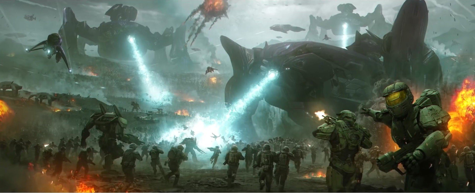 halo wars 2 wallpaper,action adventure game,pc game,strategy video game,screenshot,digital compositing