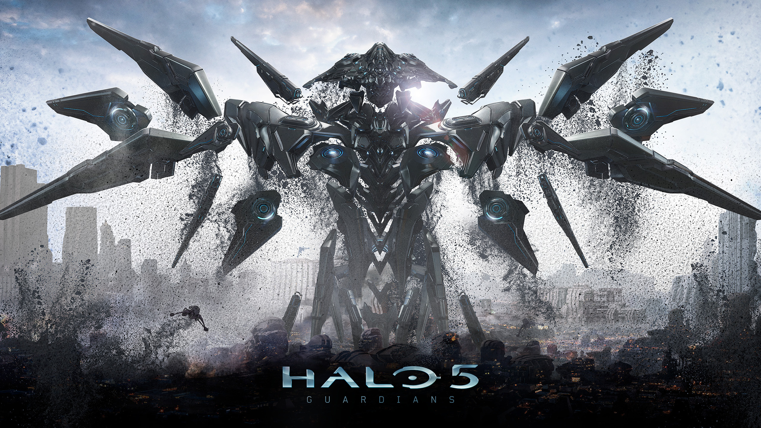 halo 5 guardians wallpaper,poster,transformers,fictional character,illustration,graphic design