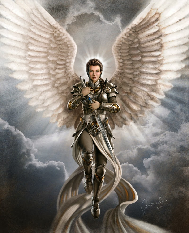 guardian angel wallpaper,angel,cg artwork,mythology,supernatural creature,fictional character