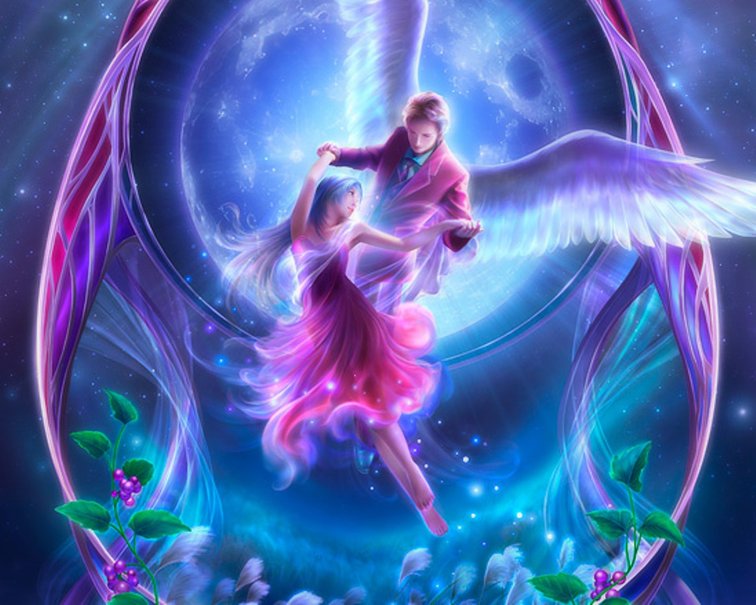 guardian angel wallpaper,purple,cg artwork,violet,fictional character,angel