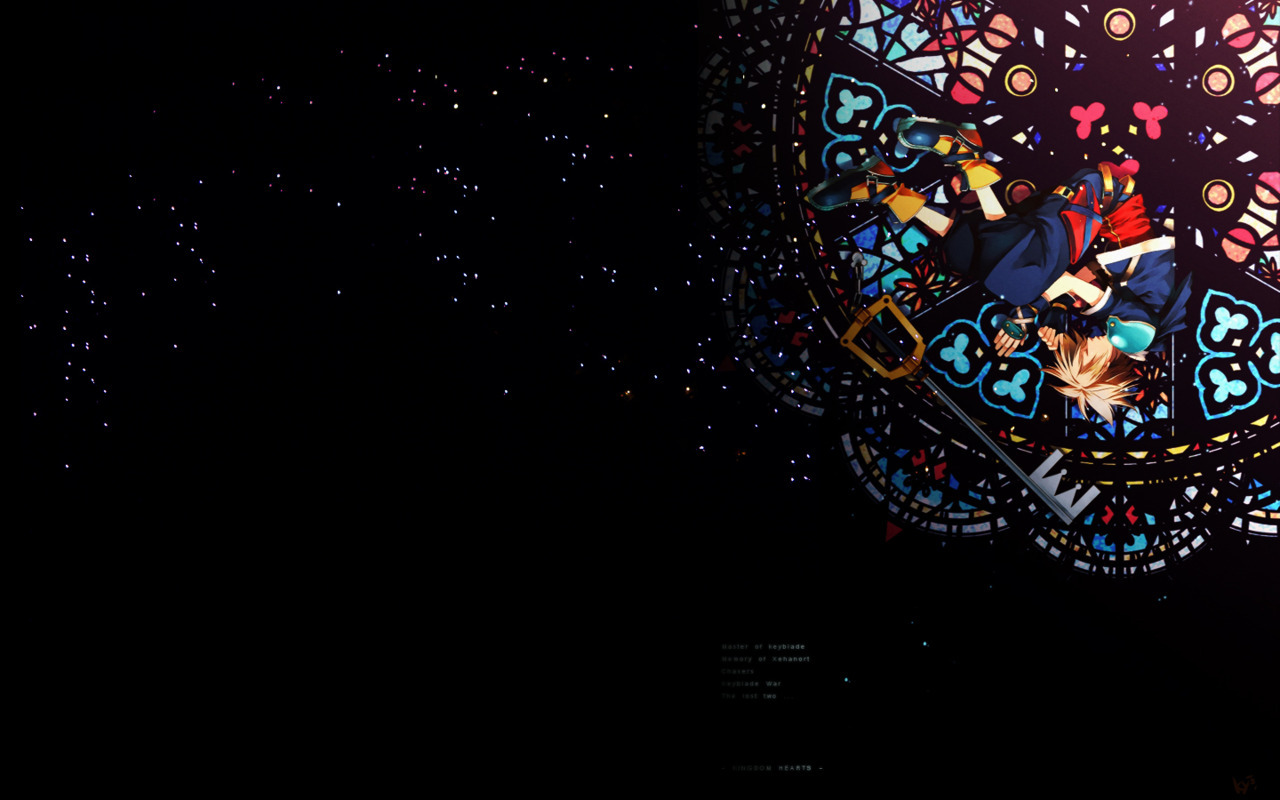 kh wallpaper,stained glass,glass,darkness,graphic design,font