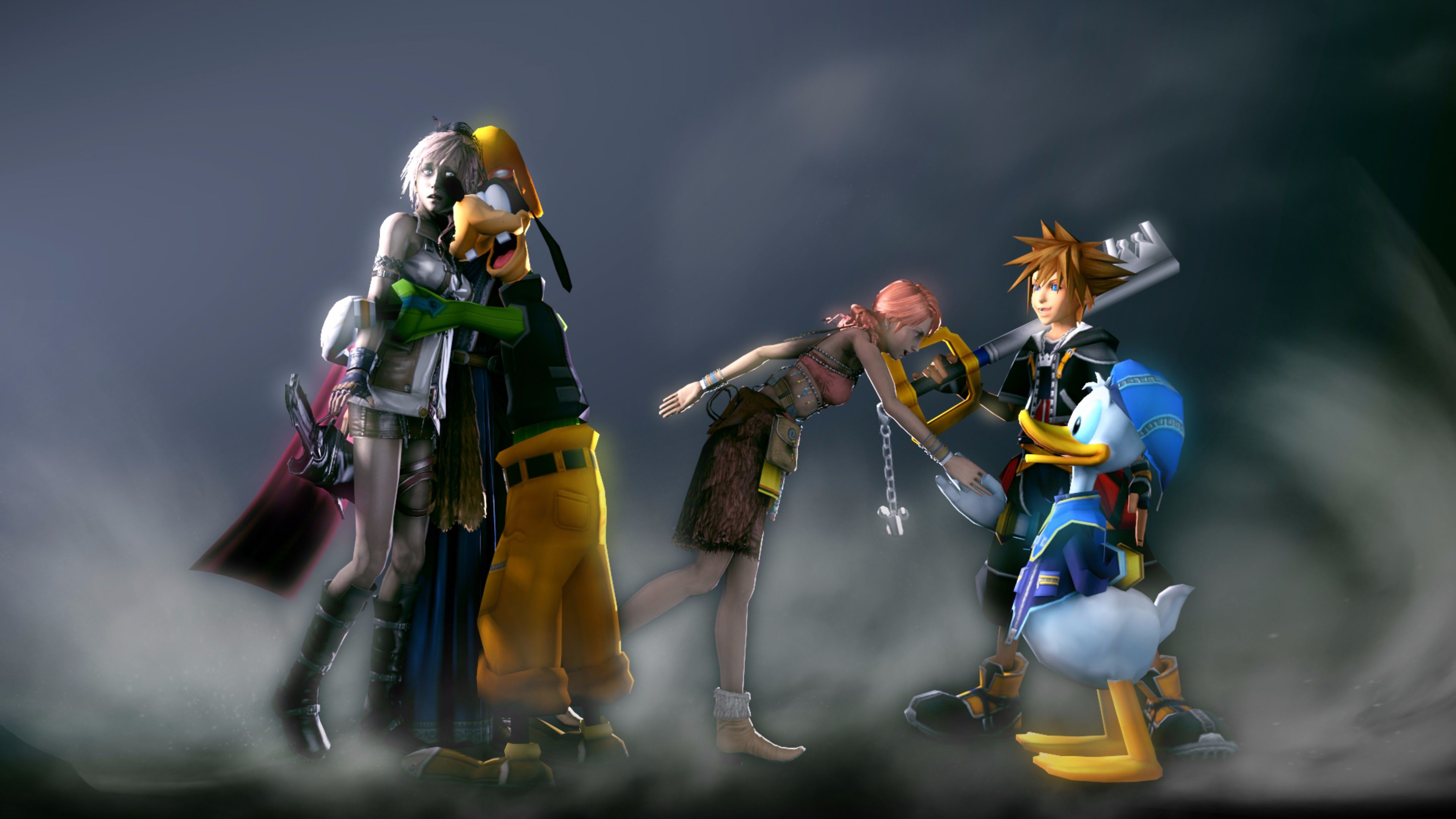 kh wallpaper,action figure,yellow,figurine,fictional character,toy