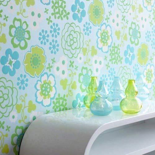 imported wallpaper,wallpaper,aqua,green,wall,room