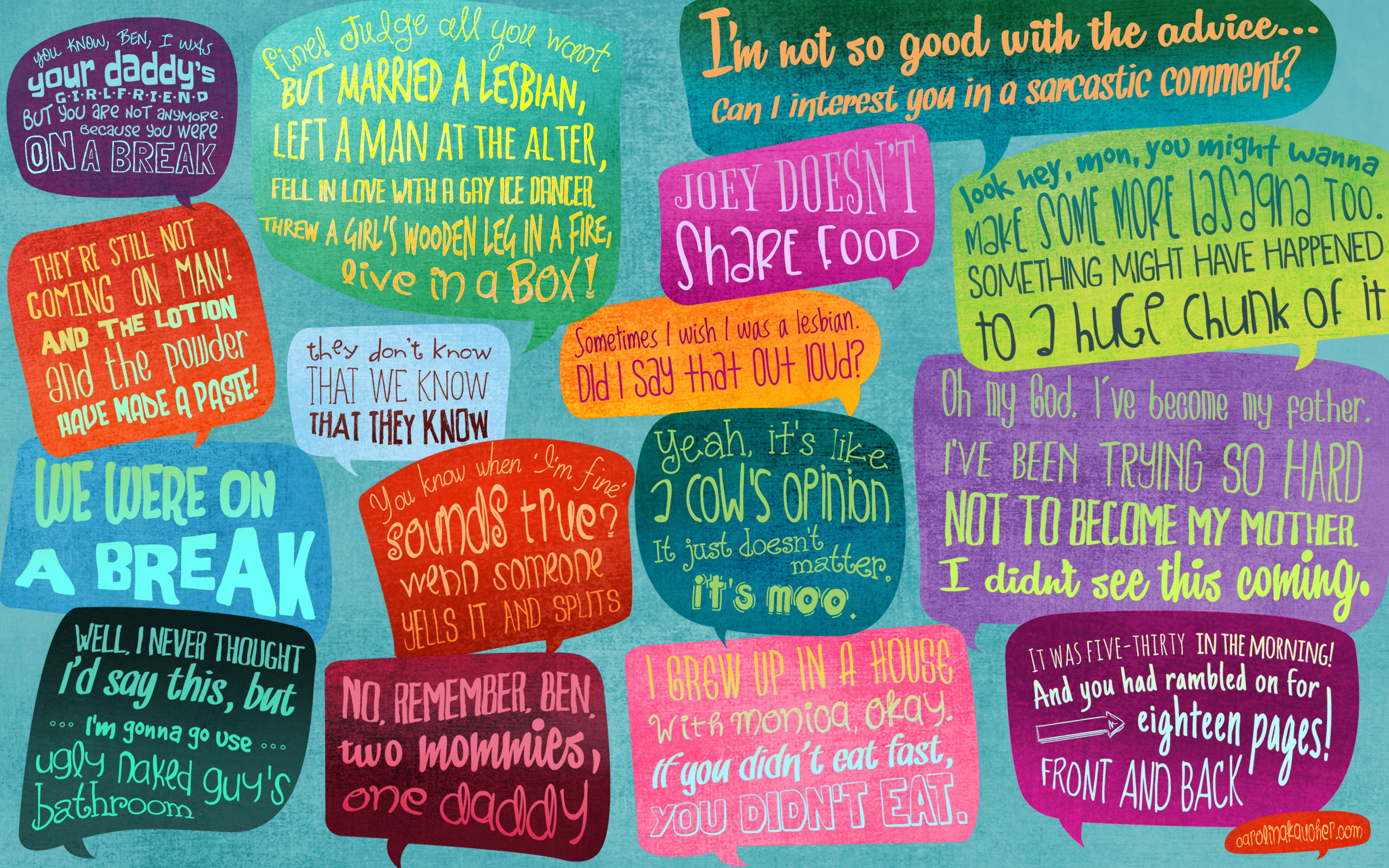 friends series wallpaper,text,font,blackboard,label