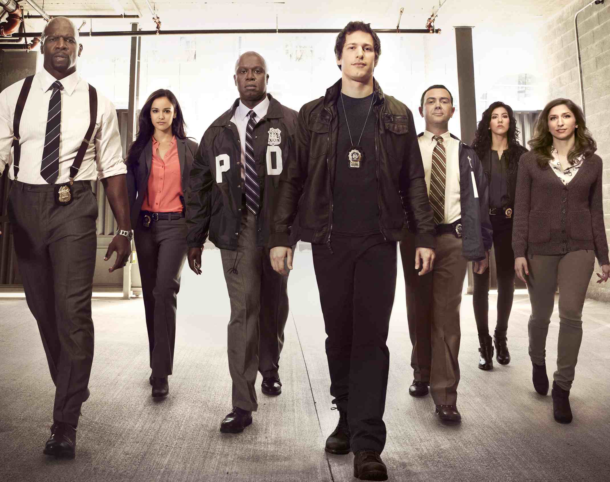 brooklyn 99 fondo de pantalla,grupo social,equipo,evento