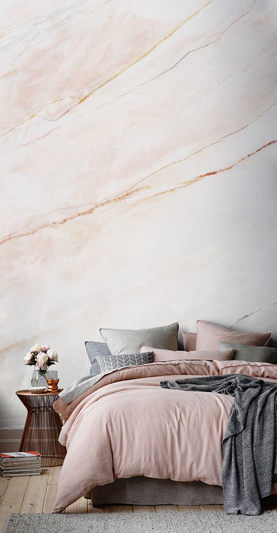marble wallpaper bedroom,bedroom,wall,room,furniture,bed